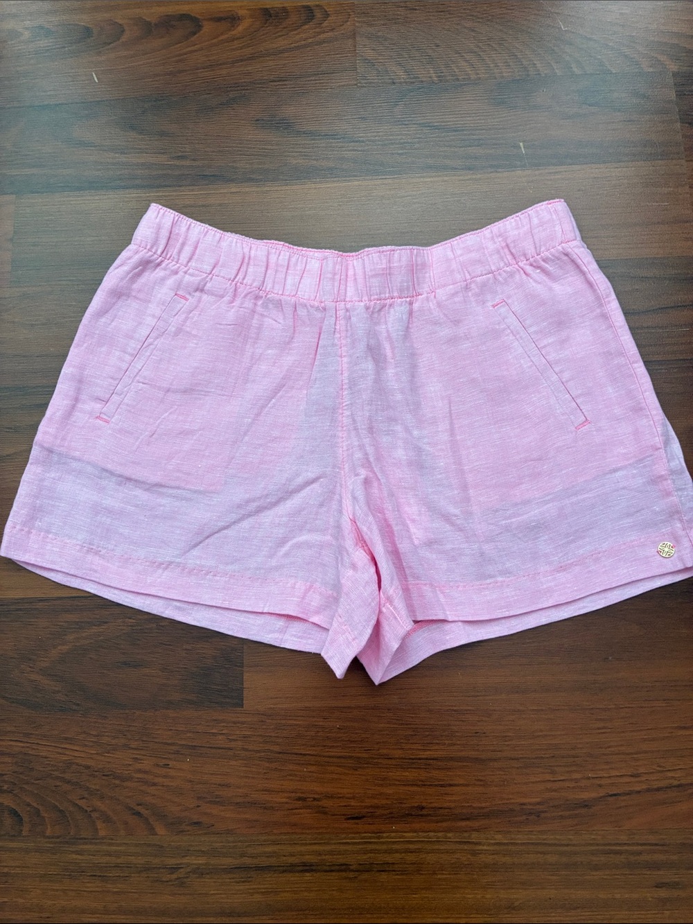 Lilly Pulitzer pink linen shorts. Brand new with tags